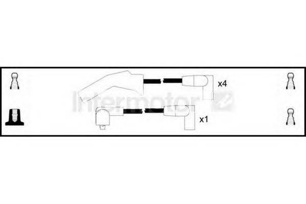 Комплект проводов зажигания STANDARD 83008