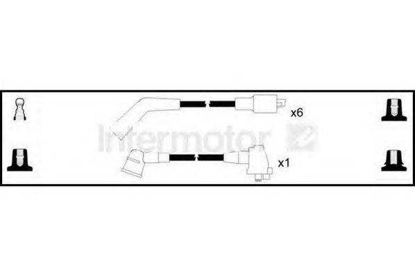 Комплект проводов зажигания STANDARD 76231