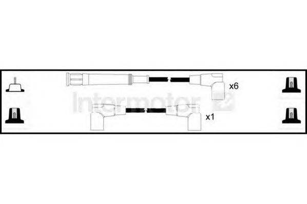 Комплект проводов зажигания STANDARD 76250