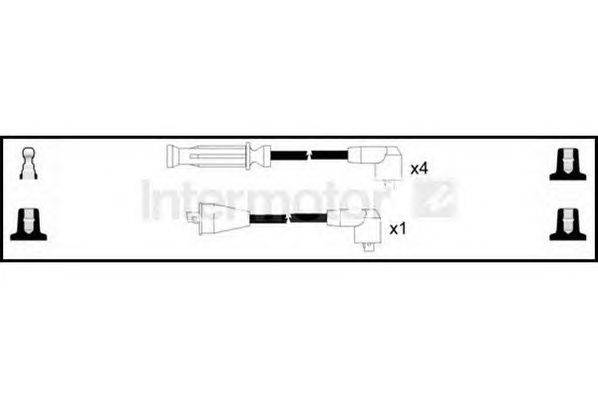 Комплект проводов зажигания STANDARD 76271