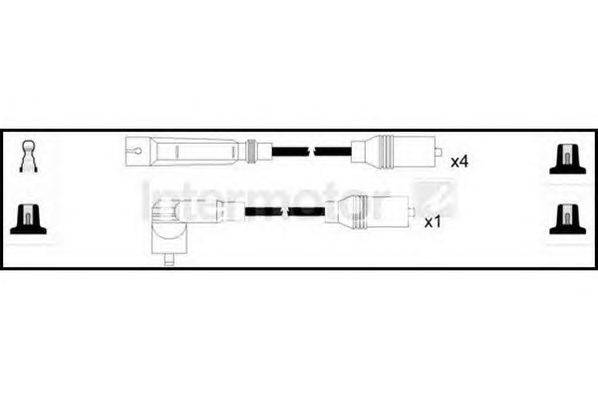 Комплект проводов зажигания STANDARD 76303