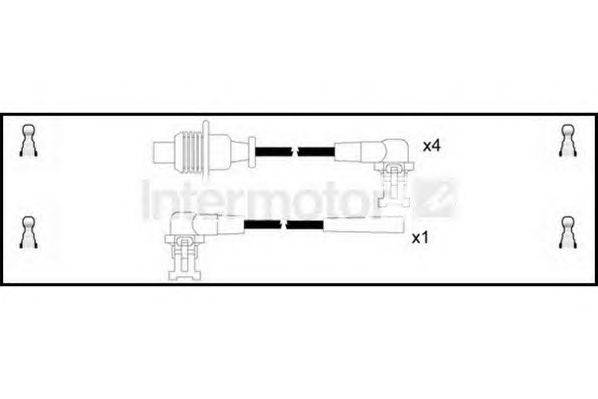 Комплект проводов зажигания STANDARD 73481