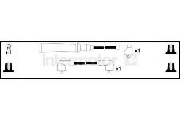 Комплект проводов зажигания STANDARD 73092