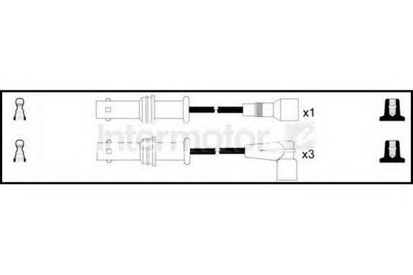 Комплект проводов зажигания STANDARD 73493