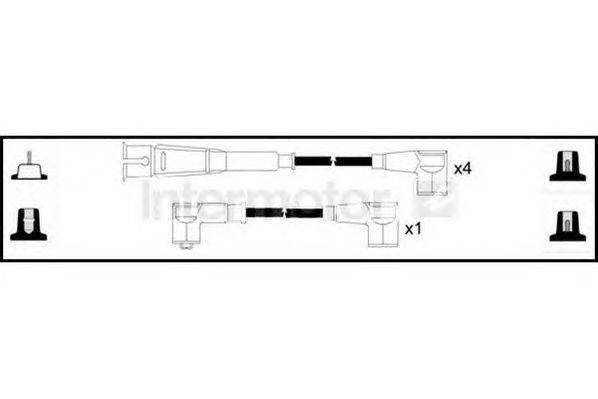 Комплект проводов зажигания STANDARD 73503