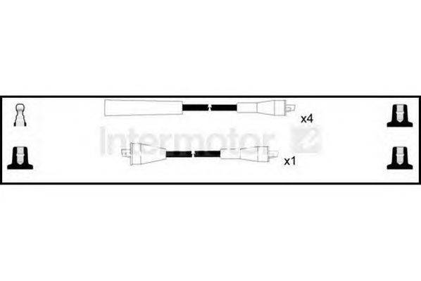 Комплект проводов зажигания STANDARD 73577