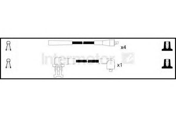 Комплект проводов зажигания STANDARD 73580