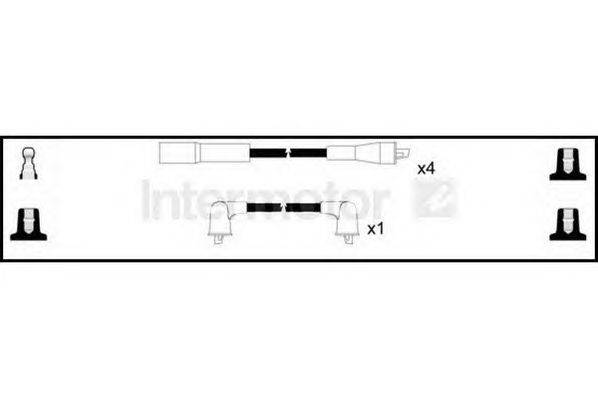 Комплект проводов зажигания STANDARD 73605