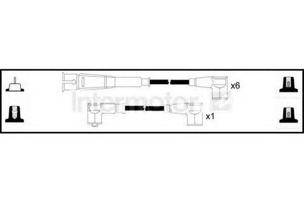 Комплект проводов зажигания STANDARD 73663