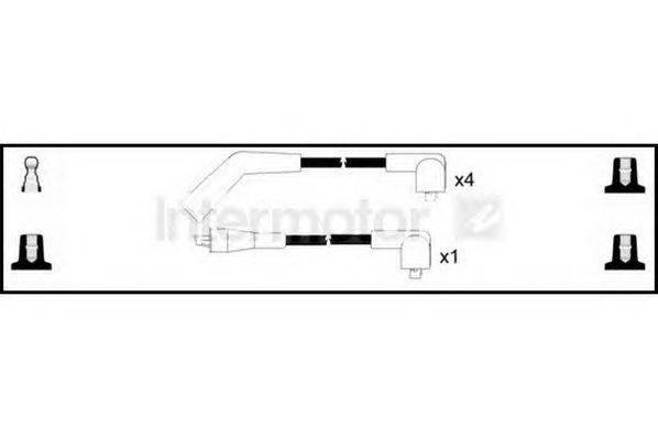 Комплект проводов зажигания STANDARD 73678