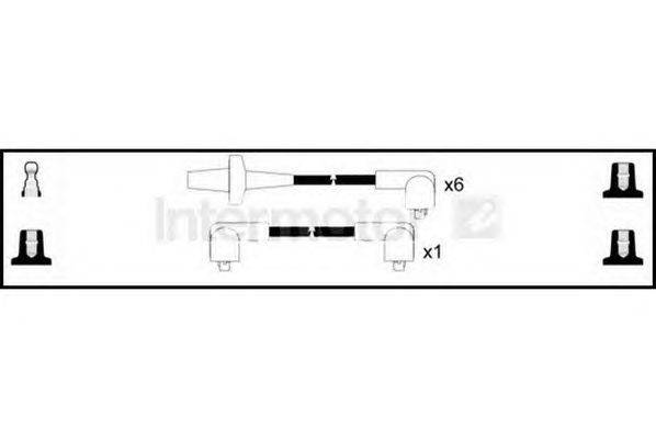 Комплект проводов зажигания STANDARD 73327