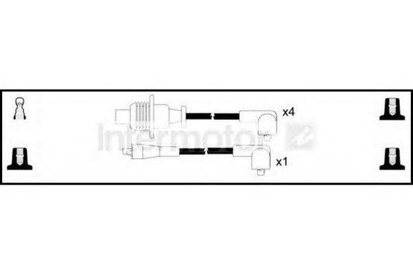 Комплект проводов зажигания STANDARD 73770