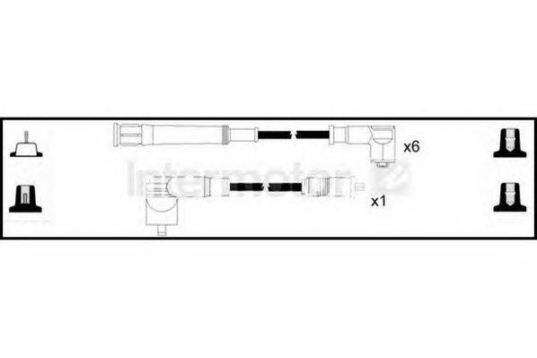 Комплект проводов зажигания STANDARD 73894