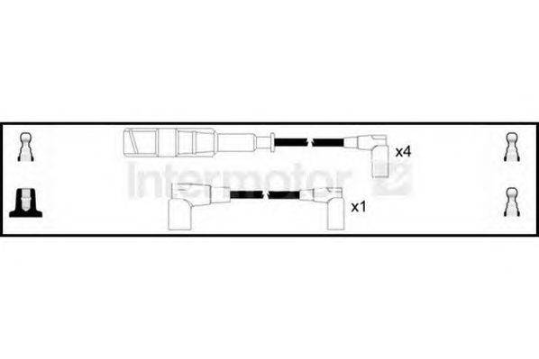 Комплект проводов зажигания STANDARD 73917