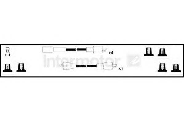 Комплект проводов зажигания STANDARD 76005