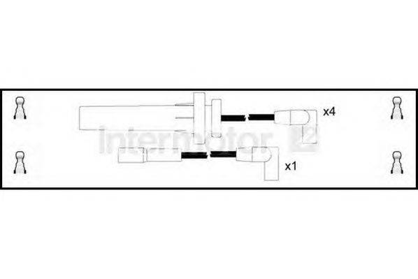 Комплект проводов зажигания STANDARD 76009