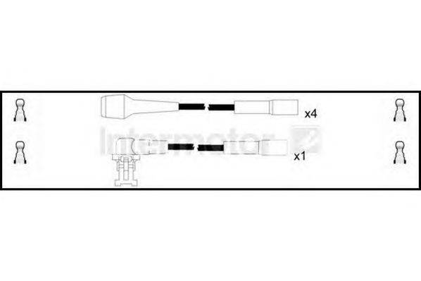 Комплект проводов зажигания STANDARD 76010