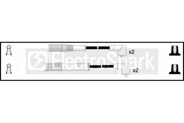 Комплект проводов зажигания STANDARD OEK710