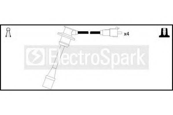 Комплект проводов зажигания STANDARD OEK024