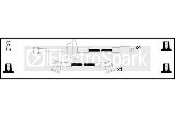 Комплект проводов зажигания STANDARD OEK522