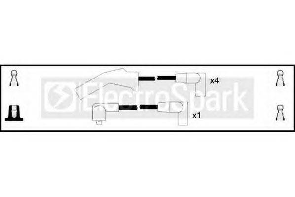 Комплект проводов зажигания STANDARD OEK096