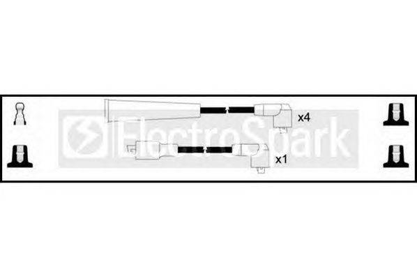 Комплект проводов зажигания STANDARD OEK139