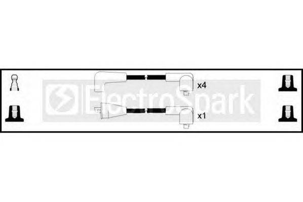 Комплект проводов зажигания STANDARD OEK487