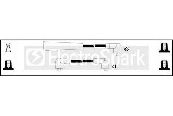 Комплект проводов зажигания STANDARD OEK752