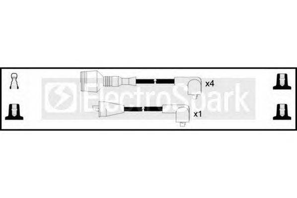 Комплект проводов зажигания STANDARD OEK143