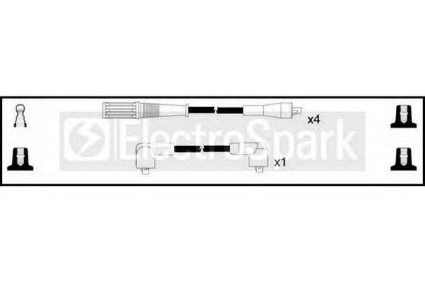 Комплект проводов зажигания STANDARD OEK200