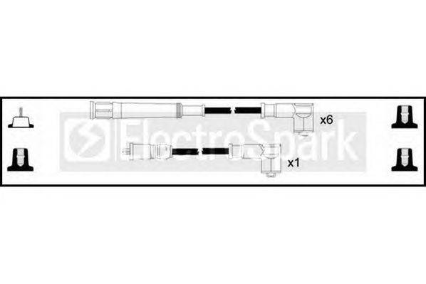 Комплект проводов зажигания STANDARD OEK166