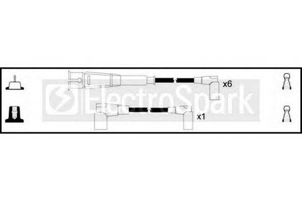 Комплект проводов зажигания STANDARD OEK152