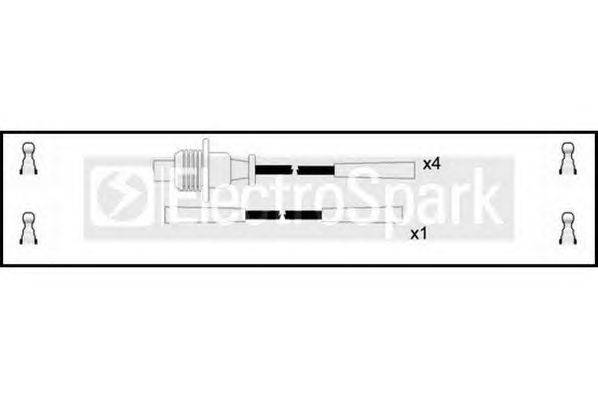 Комплект проводов зажигания STANDARD OEK064