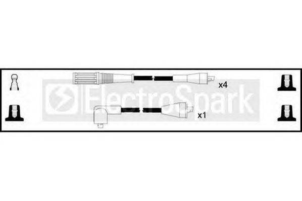 Комплект проводов зажигания STANDARD OEK967