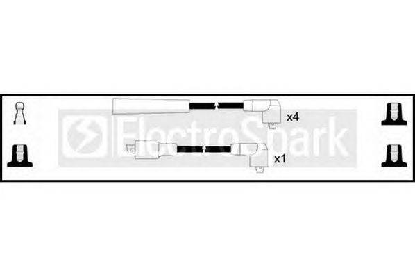 Комплект проводов зажигания STANDARD OEK061