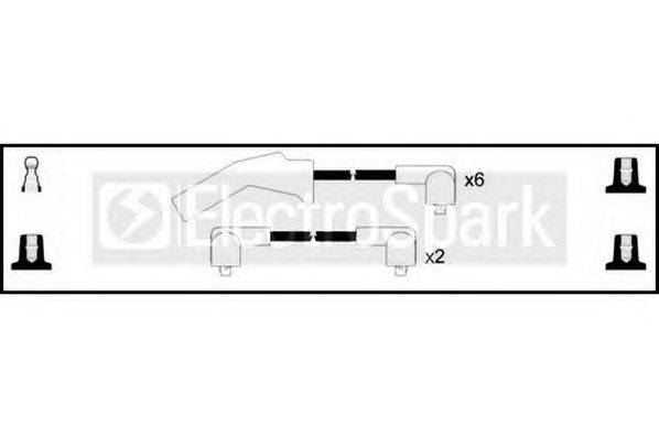 Комплект проводов зажигания STANDARD OEK095