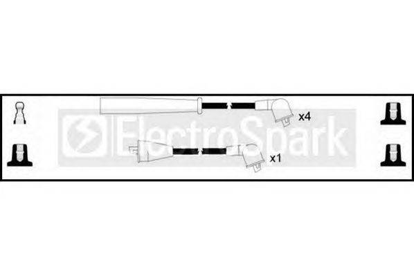 Комплект проводов зажигания STANDARD OEK206