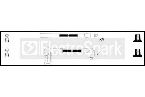 Комплект проводов зажигания STANDARD OEK025