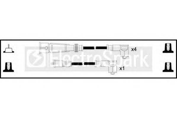 Комплект проводов зажигания STANDARD OEK485