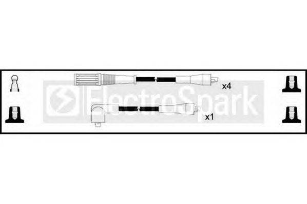 Комплект проводов зажигания STANDARD OEK922