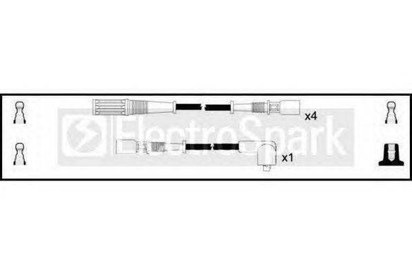 Комплект проводов зажигания STANDARD OEK120