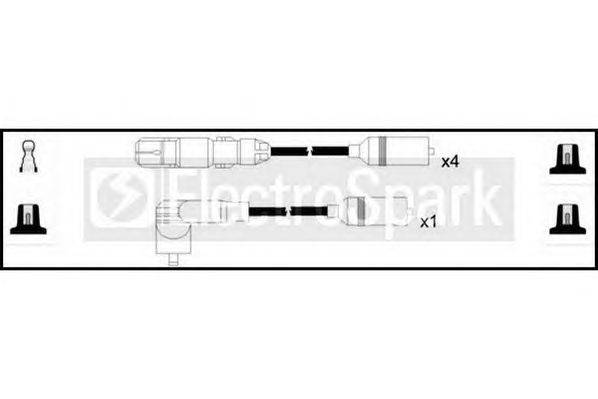 Комплект проводов зажигания STANDARD OEK979