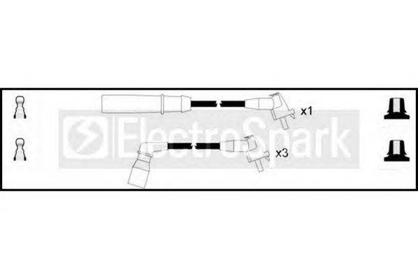 Комплект проводов зажигания STANDARD OEK349