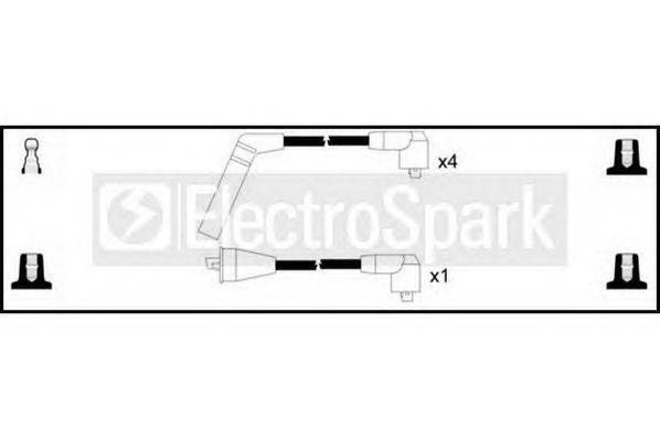 Комплект проводов зажигания STANDARD OEK365
