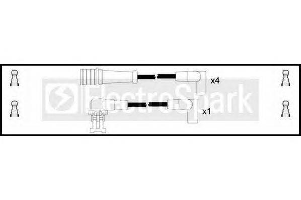 Комплект проводов зажигания STANDARD OEK035