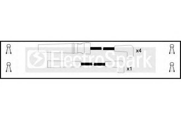 Комплект проводов зажигания STANDARD OEK063