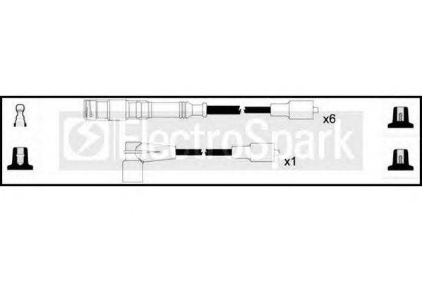 Комплект проводов зажигания STANDARD OEK1001