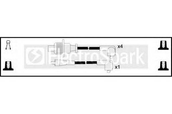 Комплект проводов зажигания STANDARD OEK383