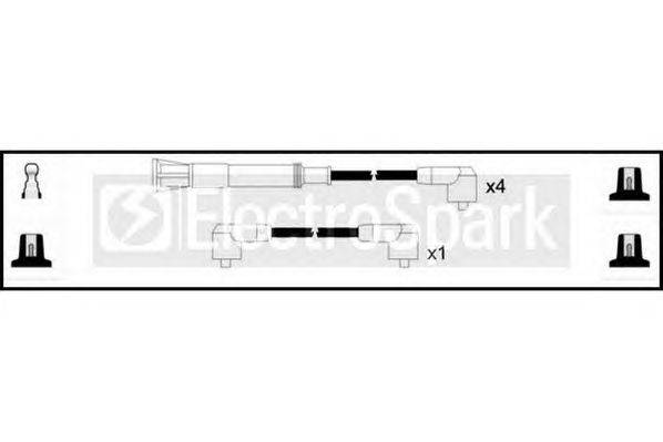 Комплект проводов зажигания STANDARD OEK128
