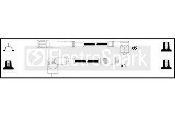 Комплект проводов зажигания STANDARD OEK962